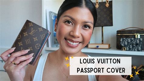 Louis Vuitton passport holder stamps